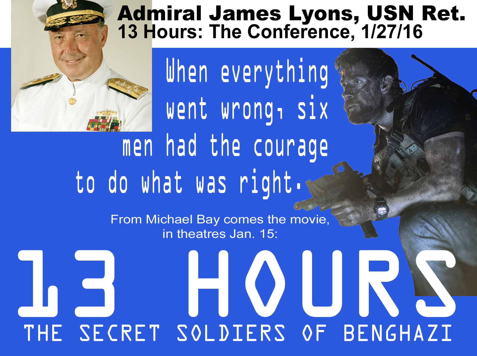 It will be difficult for the media to continue to help President Obama and former Secretary of State Hillary Clinton continue their coverup of the truth about how they abandoned Americans to die at Benghazi and then lied about it afterwards, with the hoped for success of this new movie 13 HOURS: The Secret Soldiers of Benghazi.